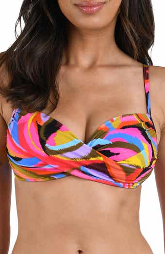 La Blanca Tropic Waves Twist Front Bikini Top