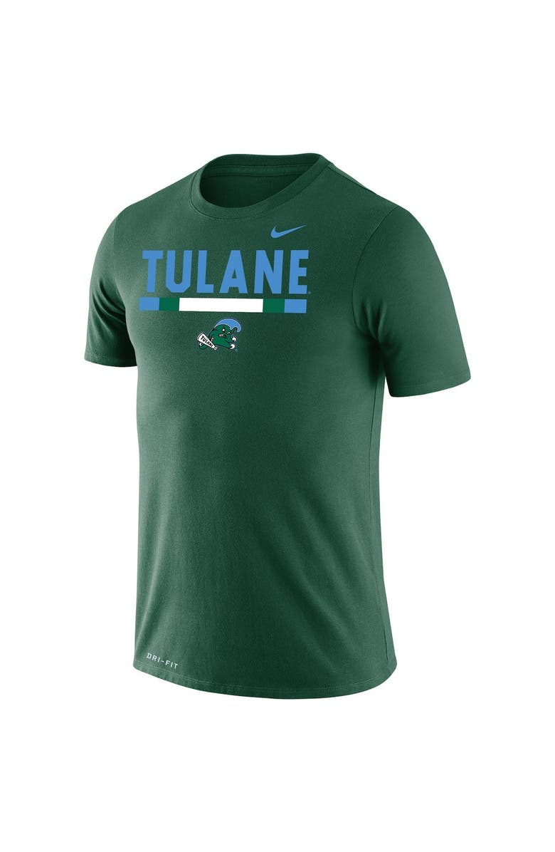 Nike Men's Nike Green Tulane Green Wave DNA Legend Performance T-Shirt, Alternate, color,