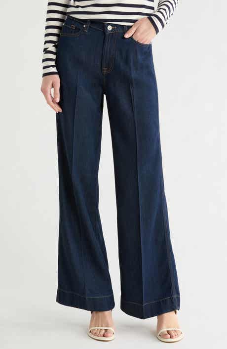 7 For All Mankind Modern Dojo Tailorless High Waist Flare Jeans
