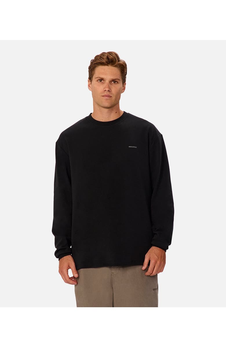 Industrie Australia The Newport Long Sleeve Tee, Main, color, Black