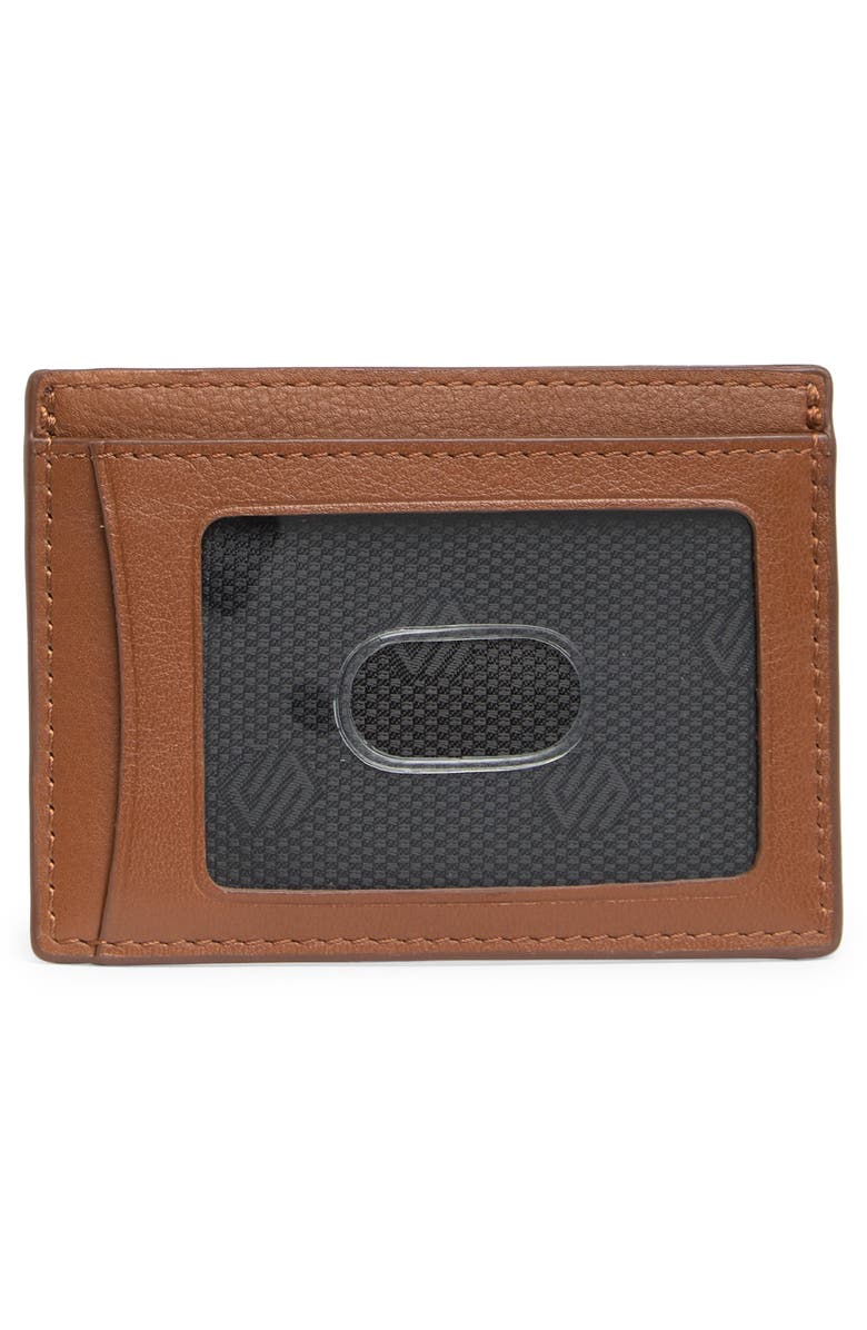 Johnston & Murphy Weekend Leather Cardholder, Alternate, color, Tan