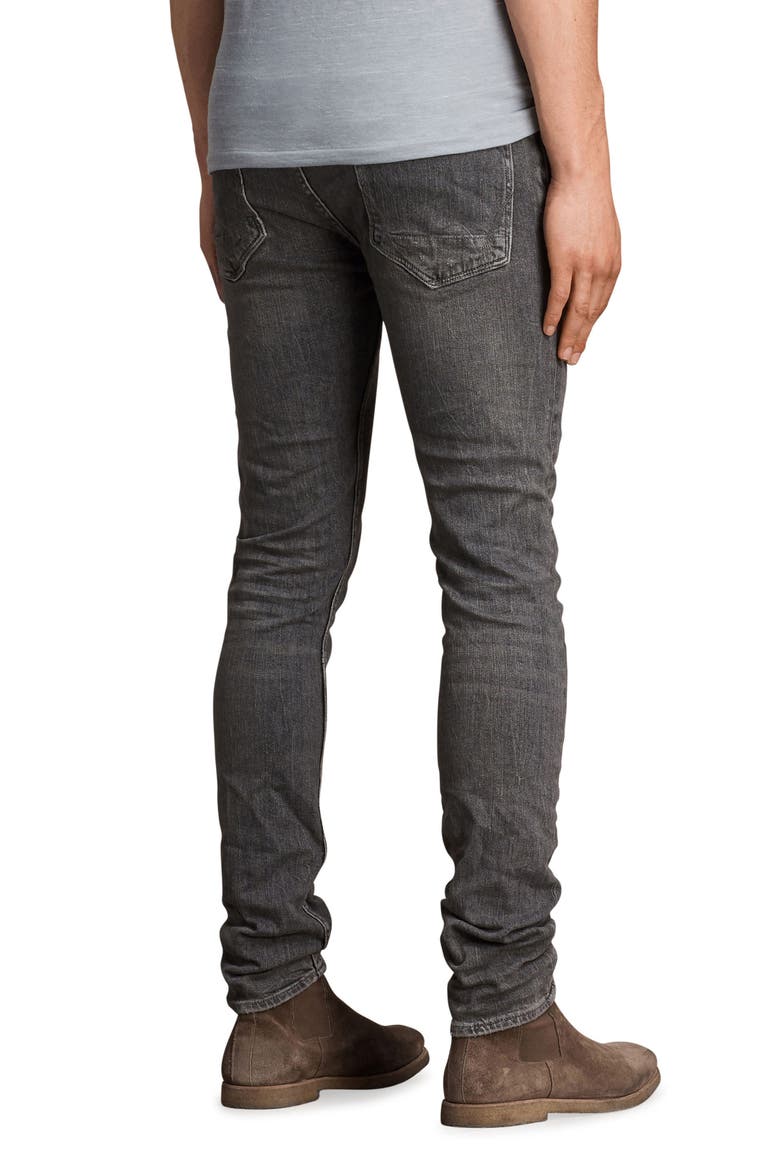 Raveline Skinny Fit Jeans, Alternate, color, GREY