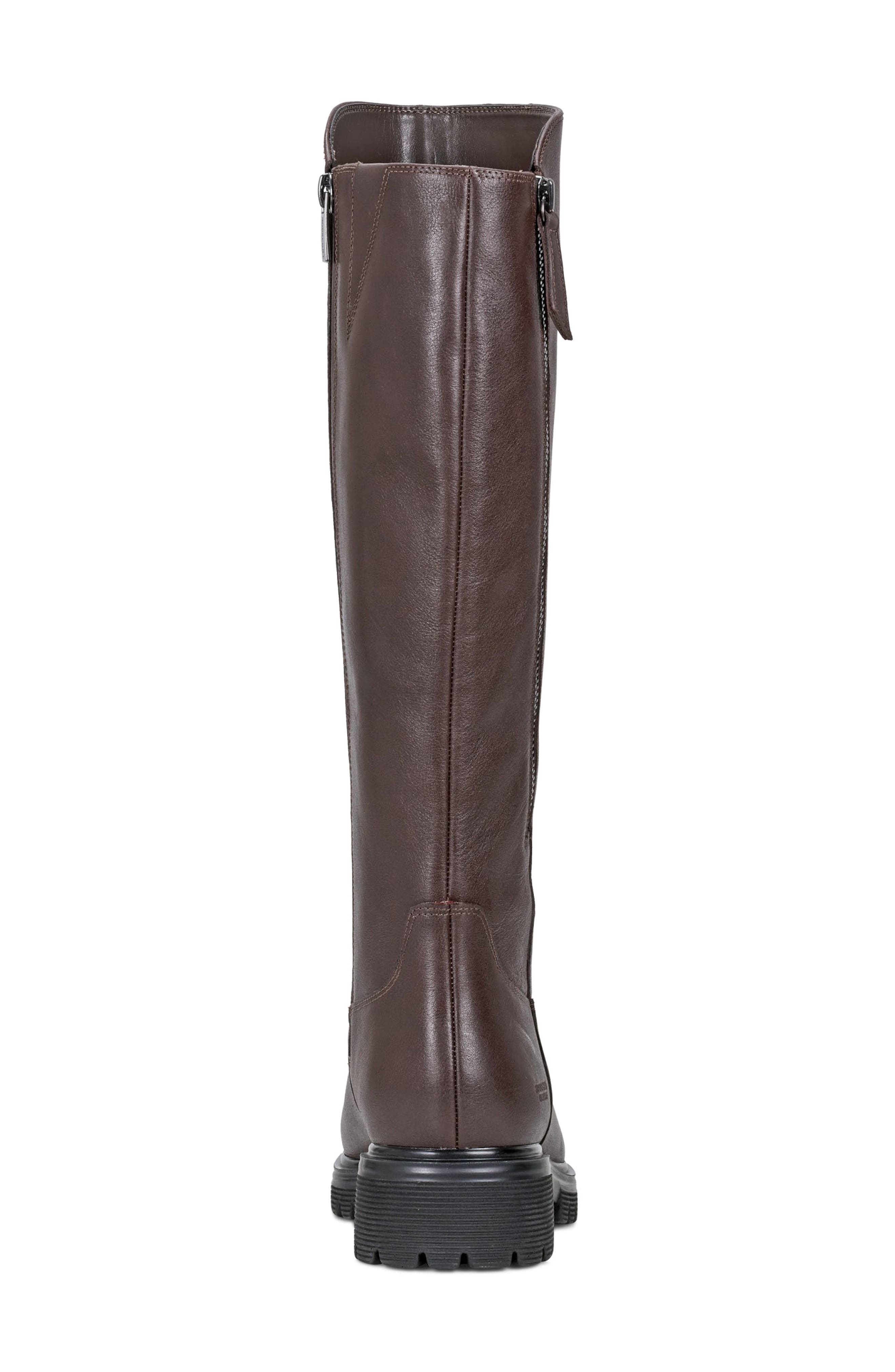 Ivette Waterproof Knee High Boot, Alternate, color, DARK BROWN