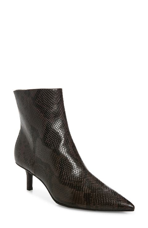 Ember Faux Leather Short Boot