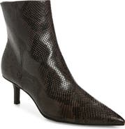 Open Edit Ember Faux Leather Short Boot