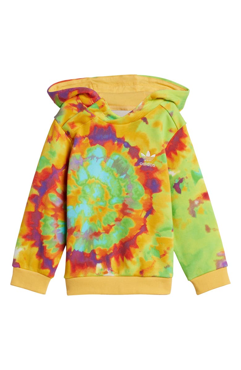 adidas Tie Dye Hoodie & Joggers Set, Alternate, color, 