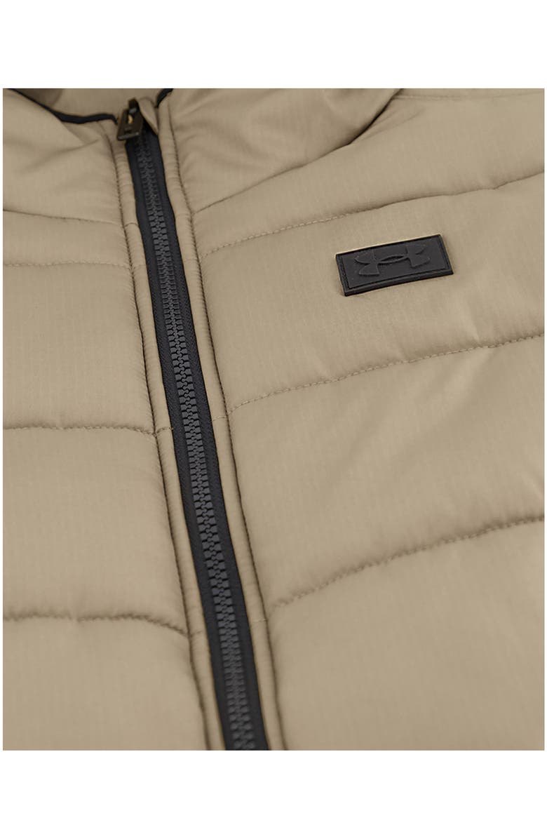 Under Armour Kids' 2Fer Water Resistant Hoodie Vest, Alternate, color, Camel