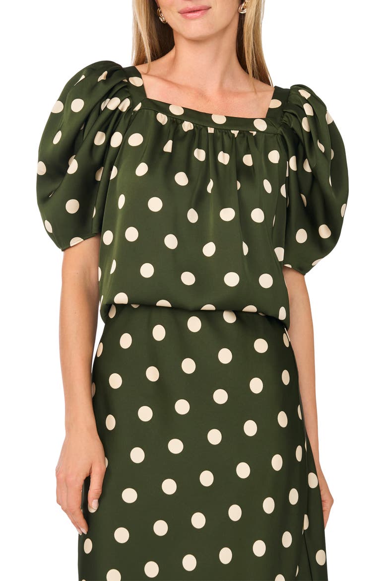 Petal Sleeve Top, Main, color, MIDNIGHT SAGE