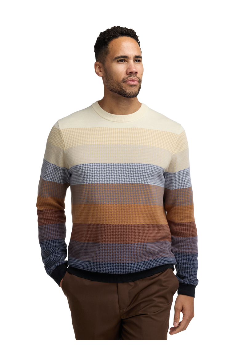 Cotton Crewneck Sweater, Alternate, color, Multi