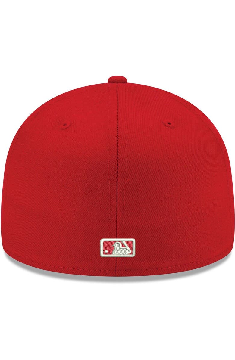 New Era Men's New Era Red Baltimore Orioles White Logo 59FIFTY Fitted Hat, Alternate, color, Red