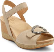 Dansko Stella Ankle Strap Platform Wedge Sandal