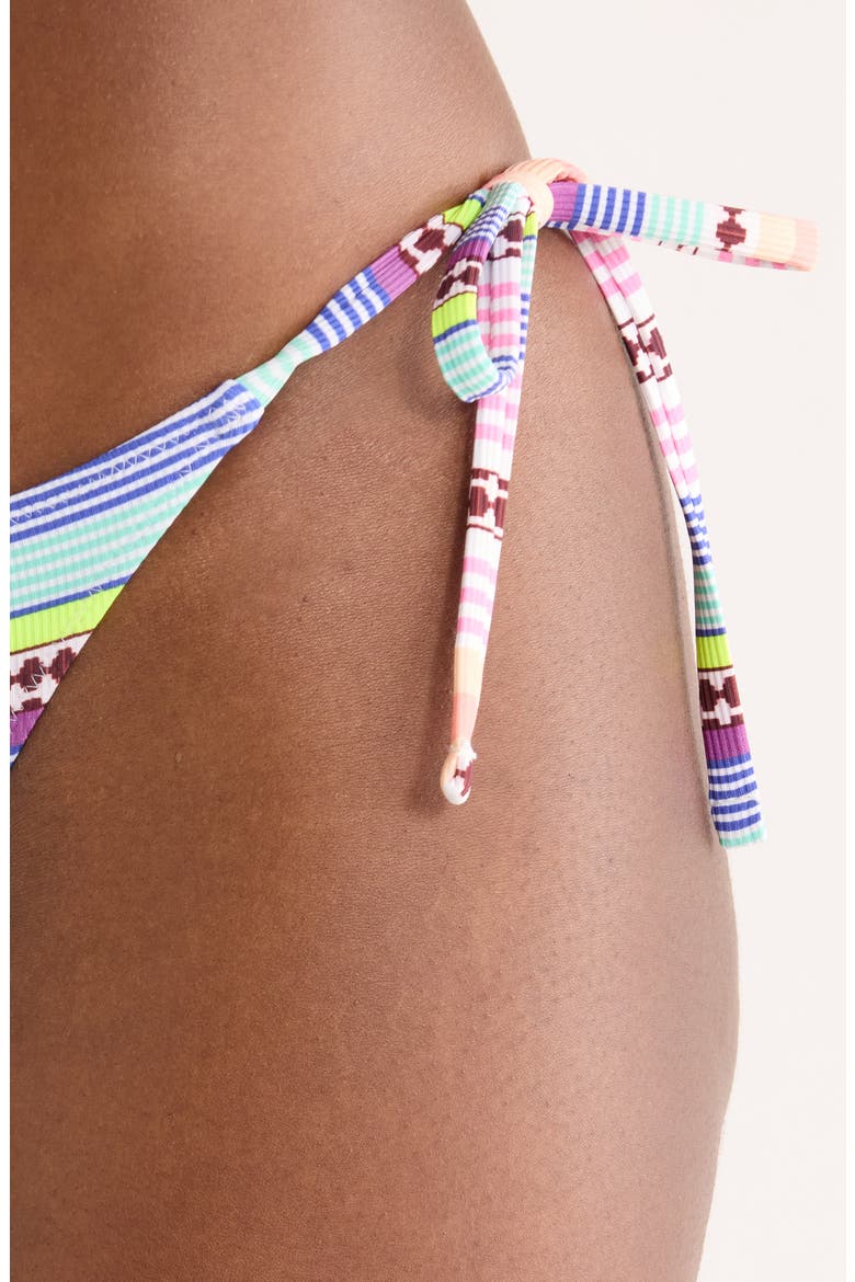 Rekka Side Tie Bikini Bottoms, Alternate, color, CIRQ CITRUS