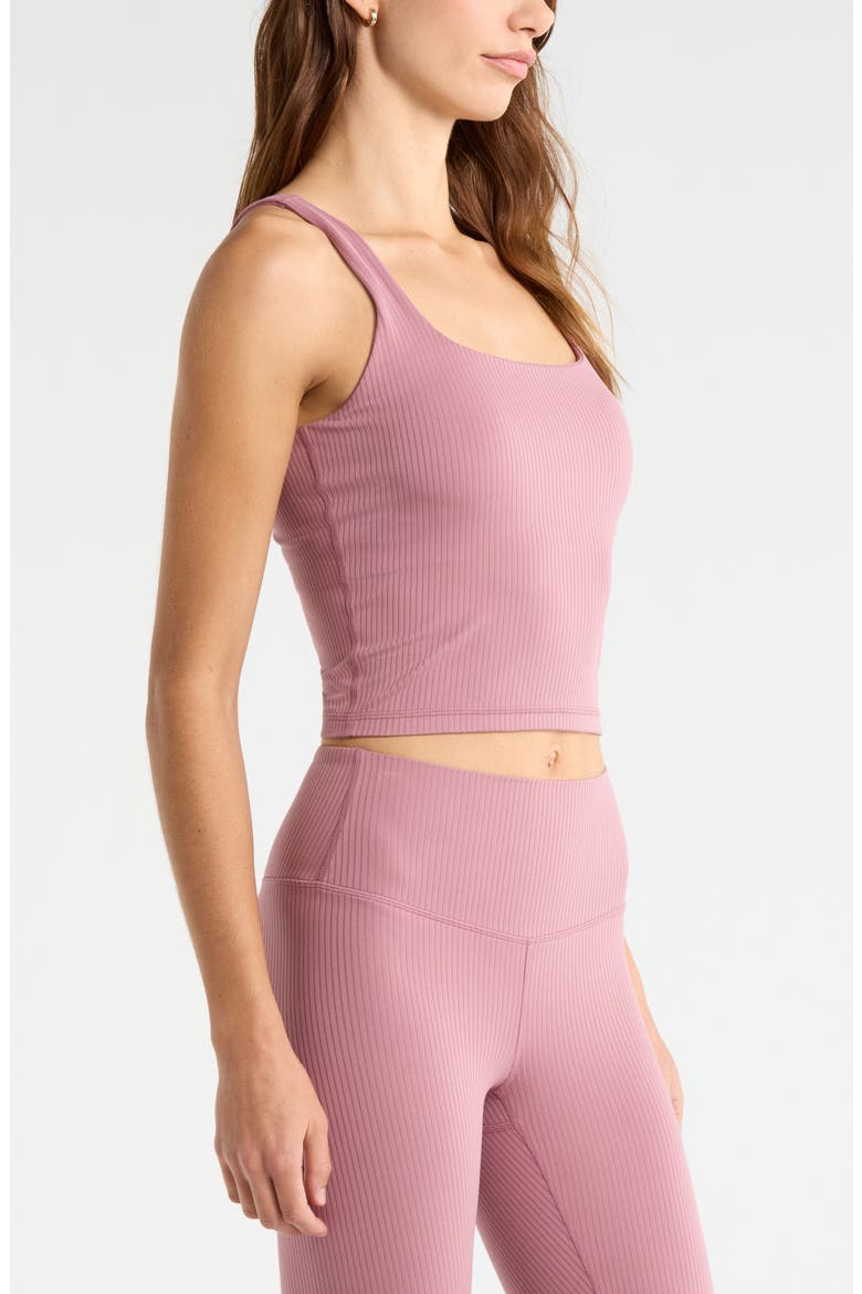 Thrive Rib Bra Tank, Alternate, color, PURPLE WISTFUL