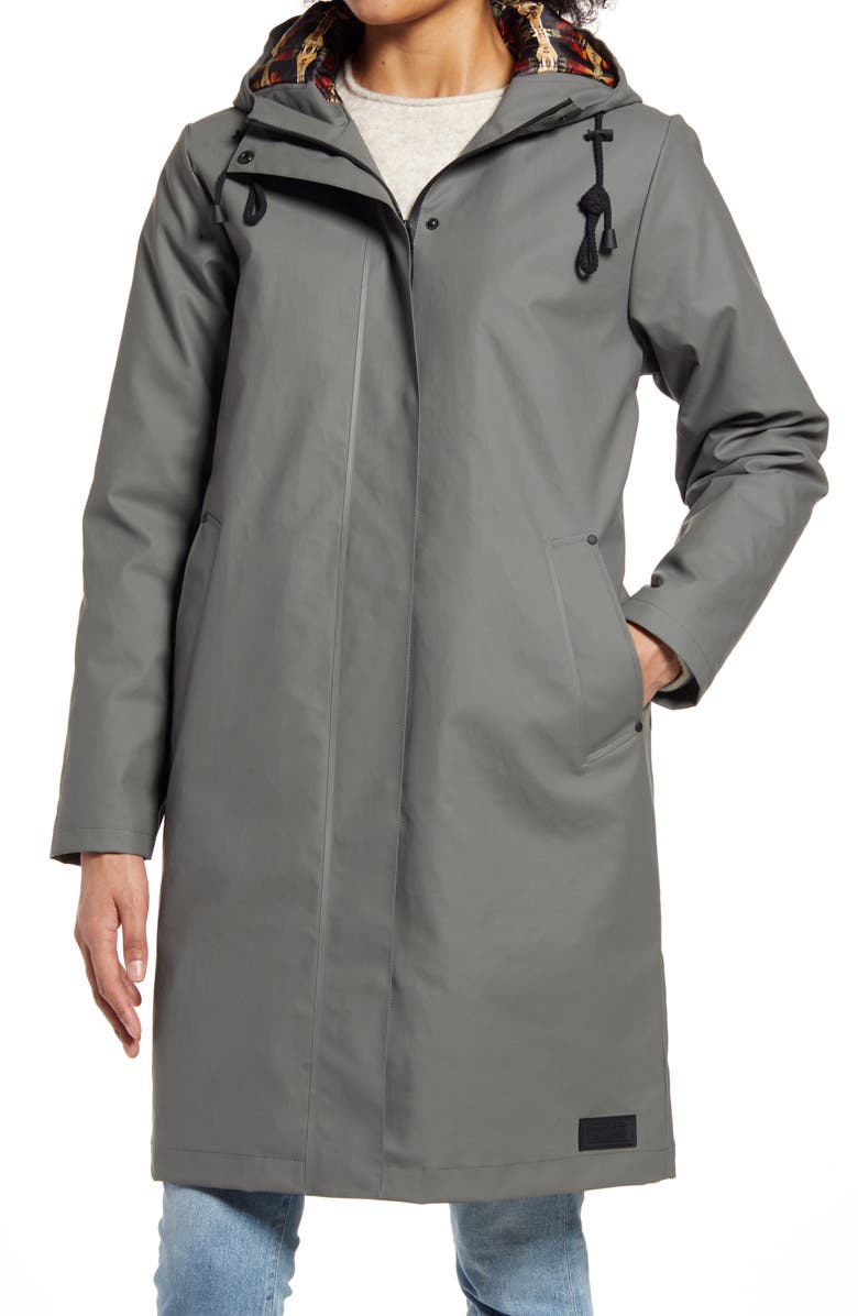 Pendleton Women's Eureka Waterproof Hooded Raincoat, Alternate, color, 