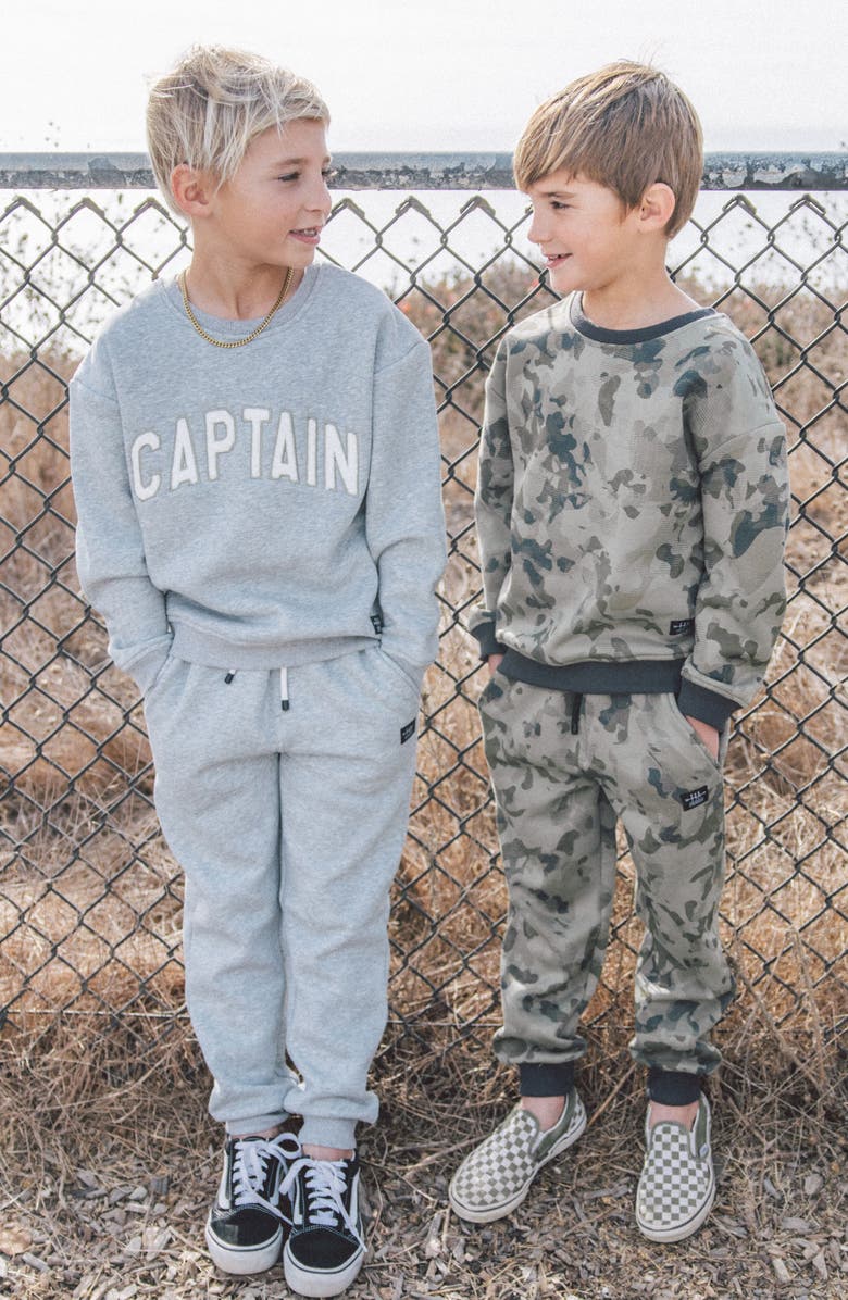 Feather 4 Arrow Kids
Ryder Captain Cotton Blend Sweatshirt, Alternate, color, Grey