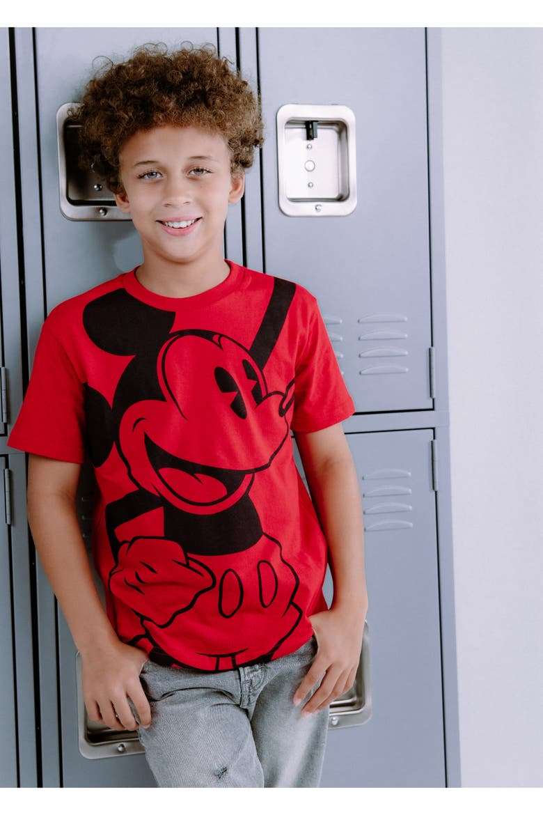 Mickey Mouse 2-Pack Short Sleeve T-Shirts, Alternate, color, Mickey Red White