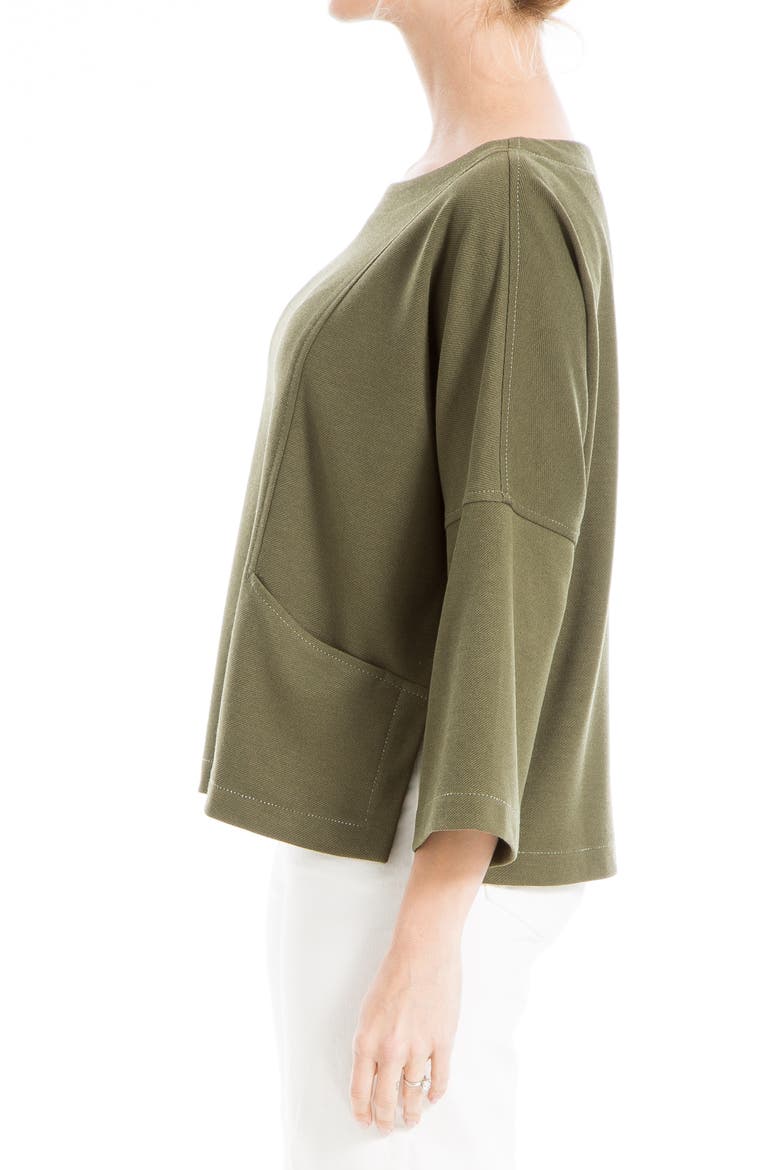 MAX STUDIO Contrast Stitch Top (Women) | Nordstromrack