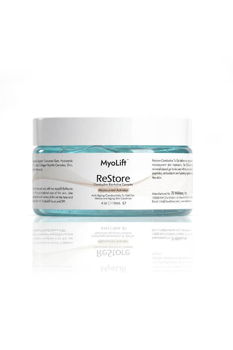 MyoLift Restore Conductive Gel with Bio-Active Complex, Main, color, Blue 4oz