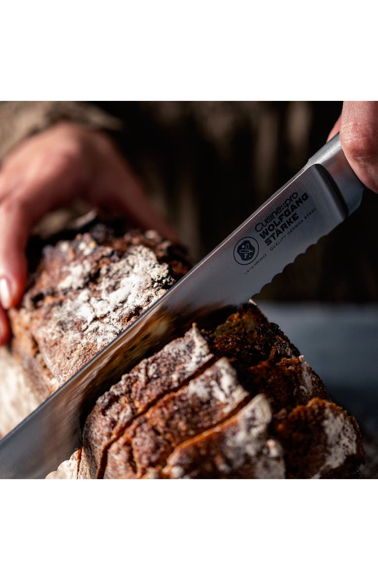 Cuisine::pro<sup>®</sup> WOLFGANG STARKE 8" Bread Knife, Alternate, color, Black