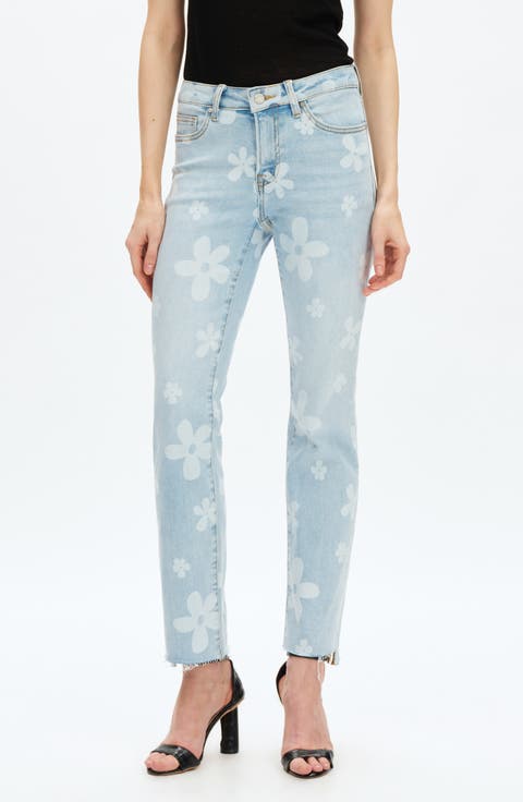 Ankle Straight Leg Jeans