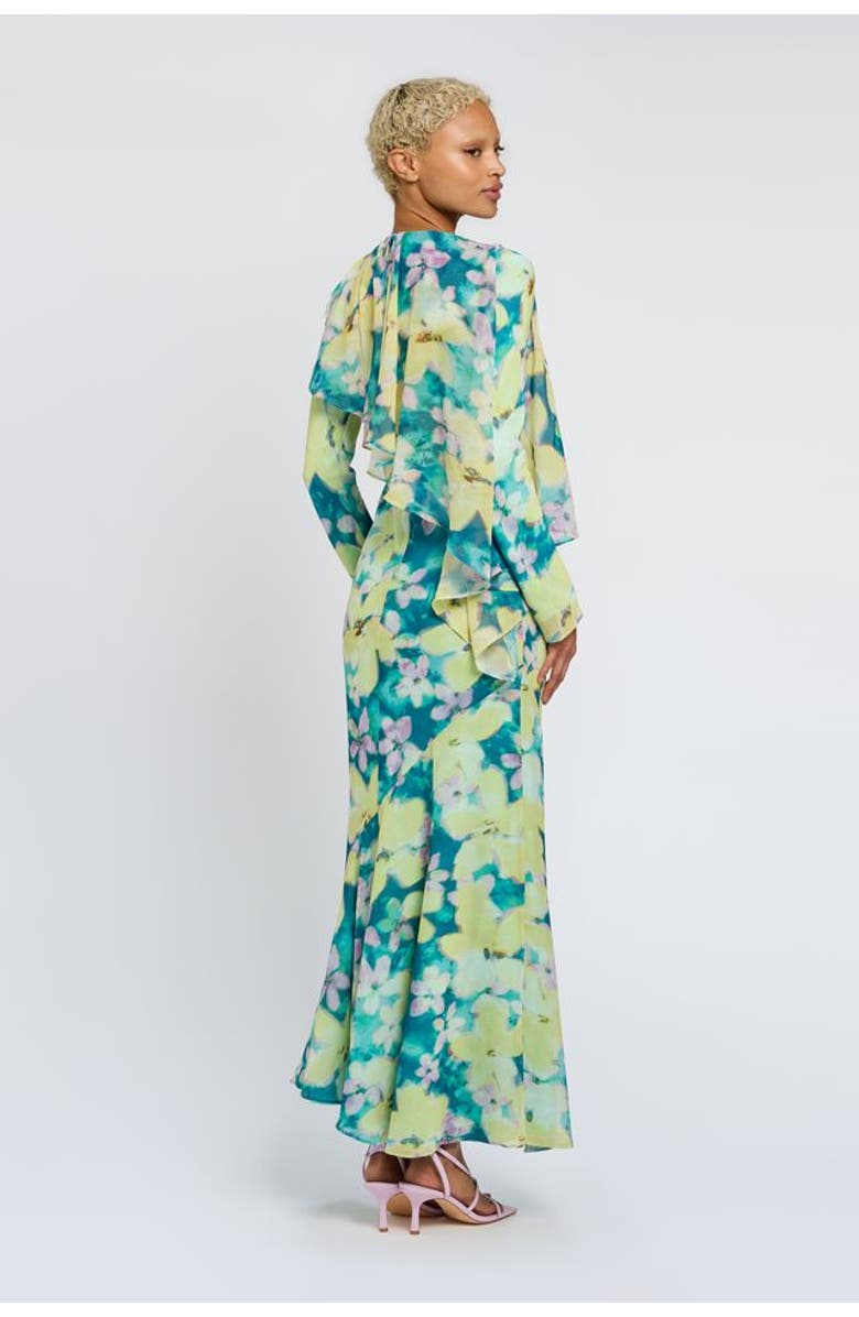 Daska Ali Dress, Alternate, color, Blur Print