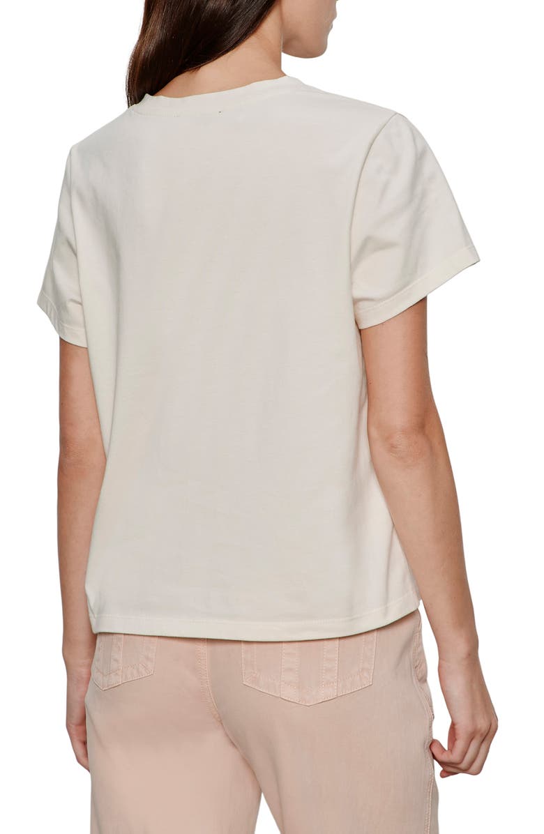 Sanctuary Timeless Floral Organic Cotton Graphic T-Shirt, Alternate, color, Collagen White/ Dandelion