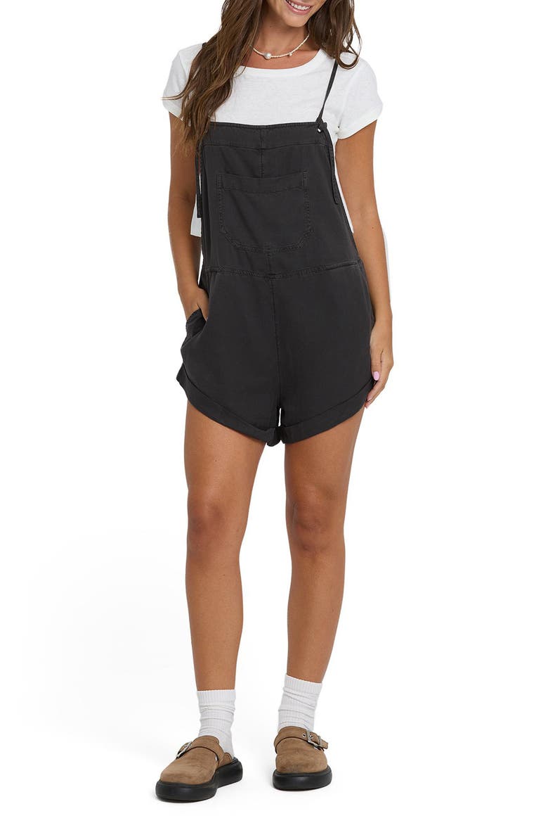 Wild Pursuit Short Overalls, Main, color, OFF BLACK