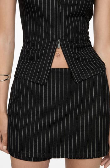 Stripe Skort