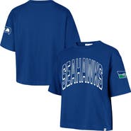 '47 Women's '47 Royal Seattle Seahawks Call Out Reed City T-Shirt