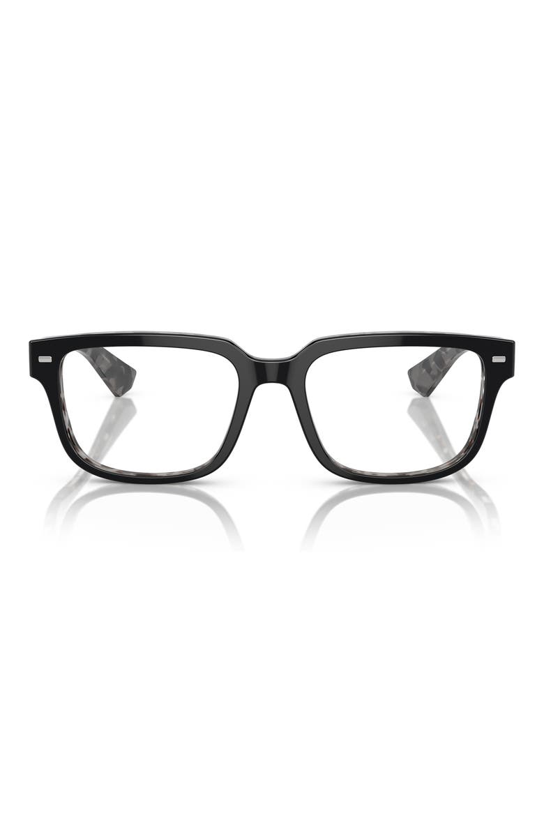 54mm Square Optical Glasses, Main, color, BLACK GREY