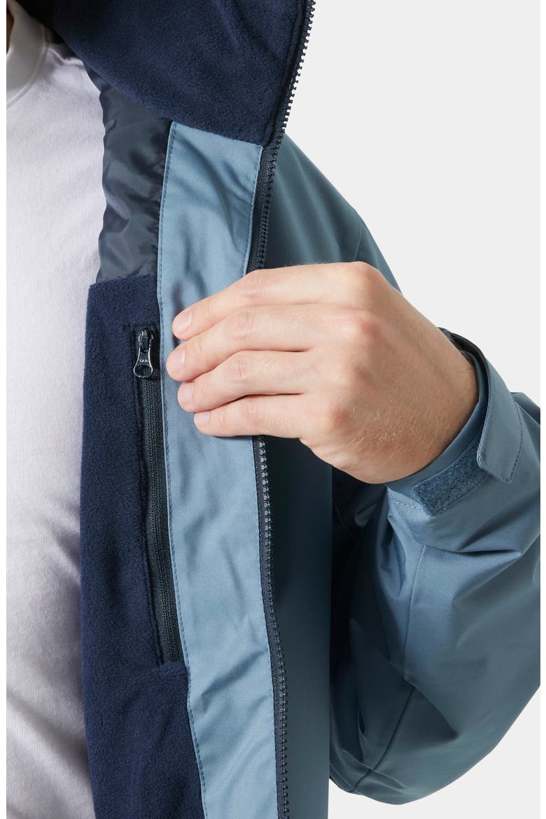 Hooded Crew 2.0 Waterproof Midlayer Sailing Jacket, Alternate, color, WASHED NAVY