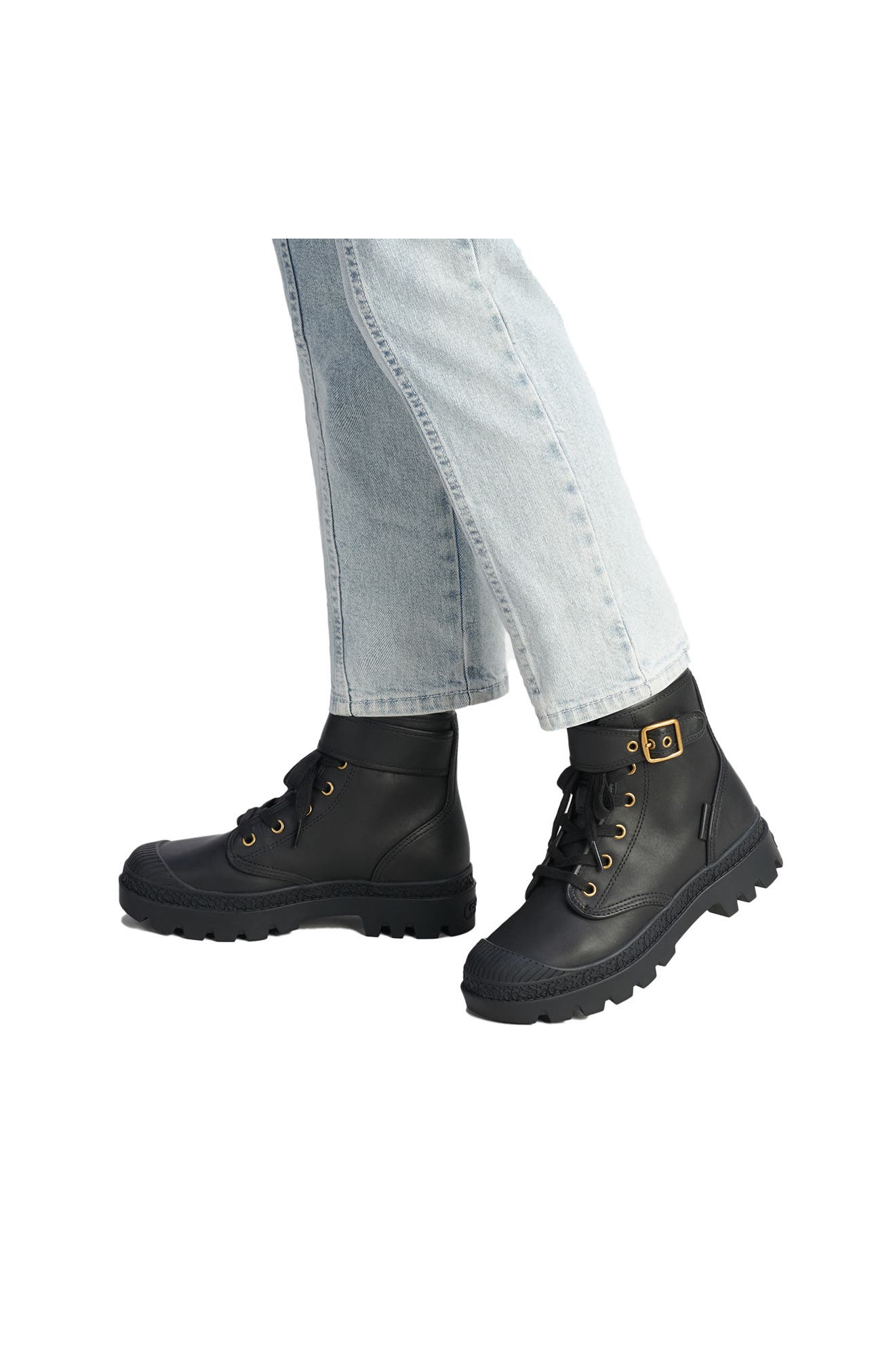 COACH Trooper Combat Boot, Alternate, color, 