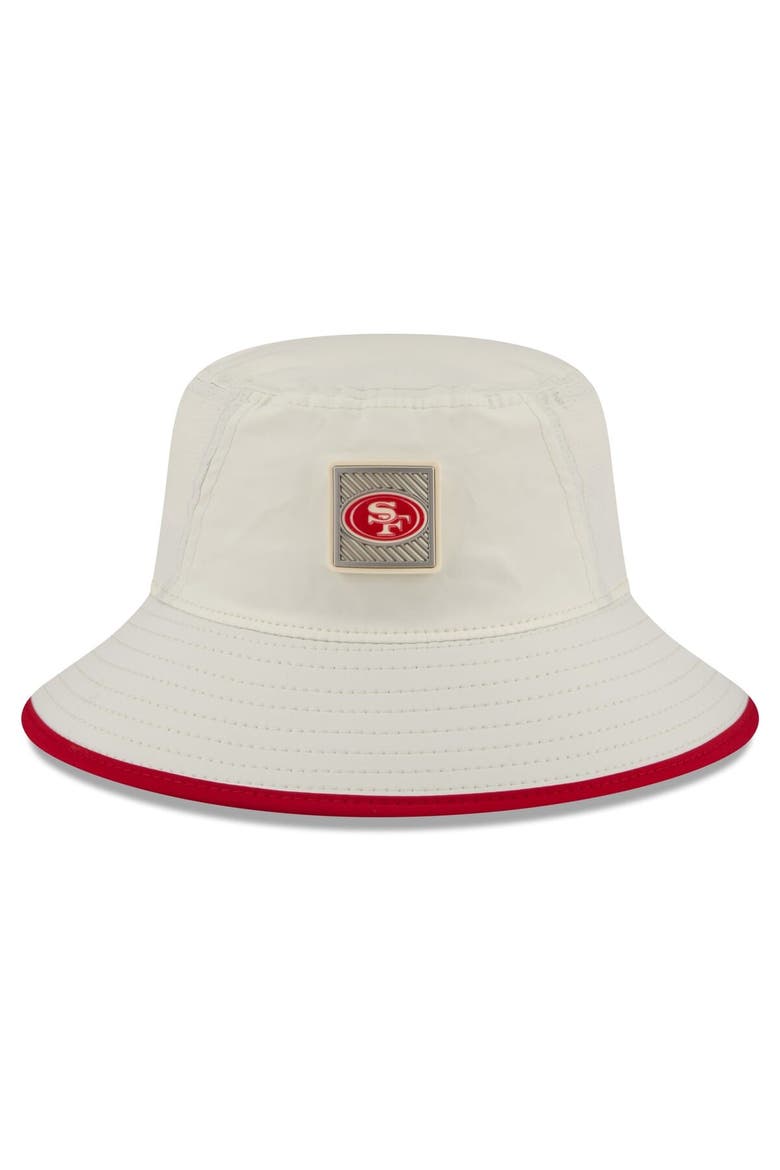 Men's New Era  Cream San Francisco 49ers 2026 NFL Training Camp Sport Bucket Hat, Alternate, color, Cream