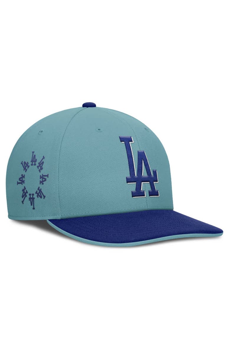 Nike Men's Nike Turquoise Los Angeles Dodgers Father's Day Pro Performance Snapback Hat, Main, color, Turquoise