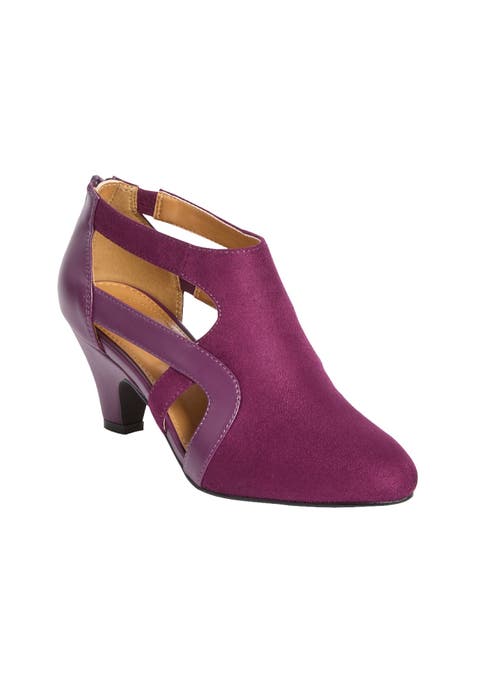 The Sage Suede-Like Shootie Pump (Wide Widths Available)