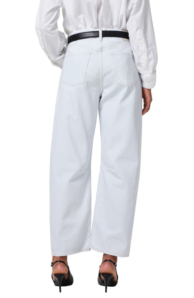 Citizens of Humanity Miro Stripe Barrel Jeans, Alternate, color, Marine Stripe