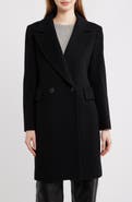 Fleurette Cara Loro Piana Cashmere & Wool Peak Lapel Coat