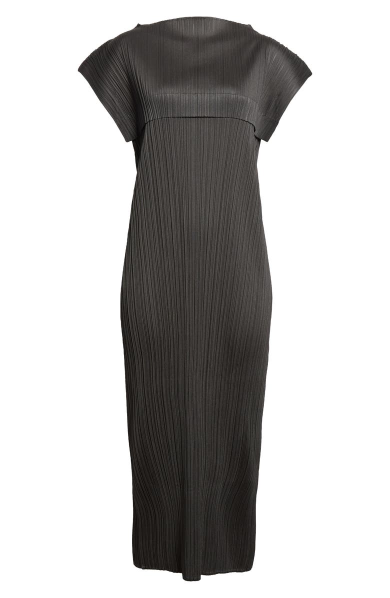 Pleats Please Issey Miyake Monthly Colors June Pleated Midi Dress, Alternate, color,