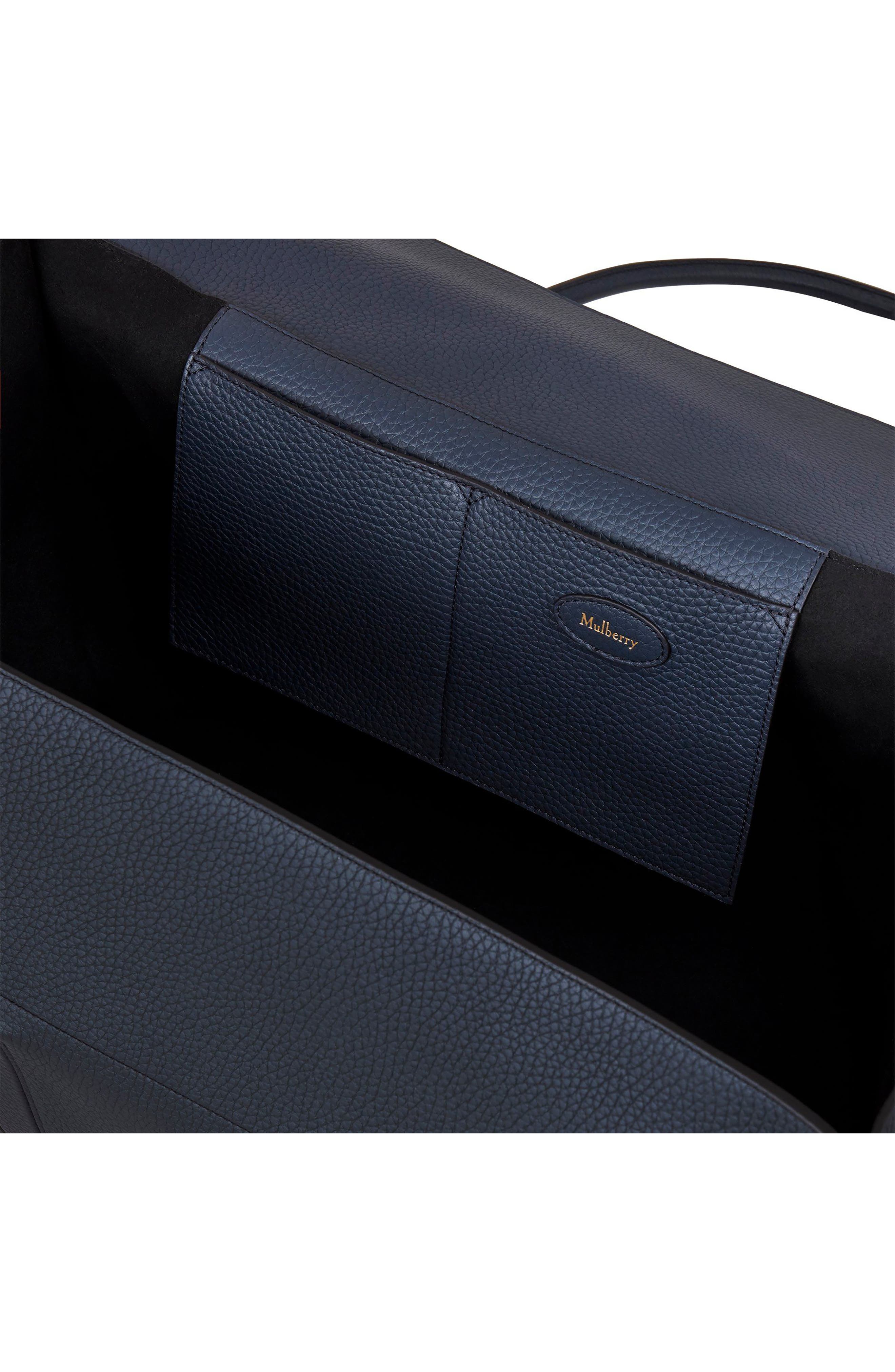 Mulberry Large Soft Bayswater Leather Satchel, Alternate, color, 