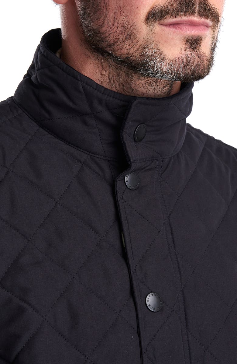 Barbour Shoveler Quilted Jacket, Alternate, color, Navy