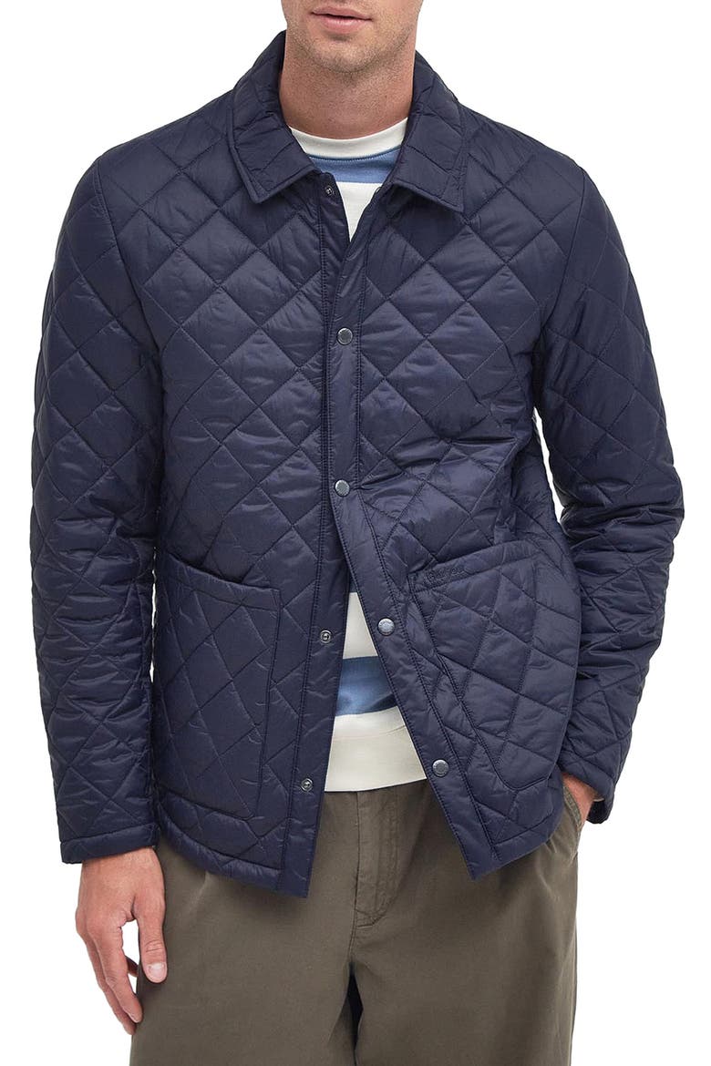 Newton Quilted Jacket, Main, color, NAVY