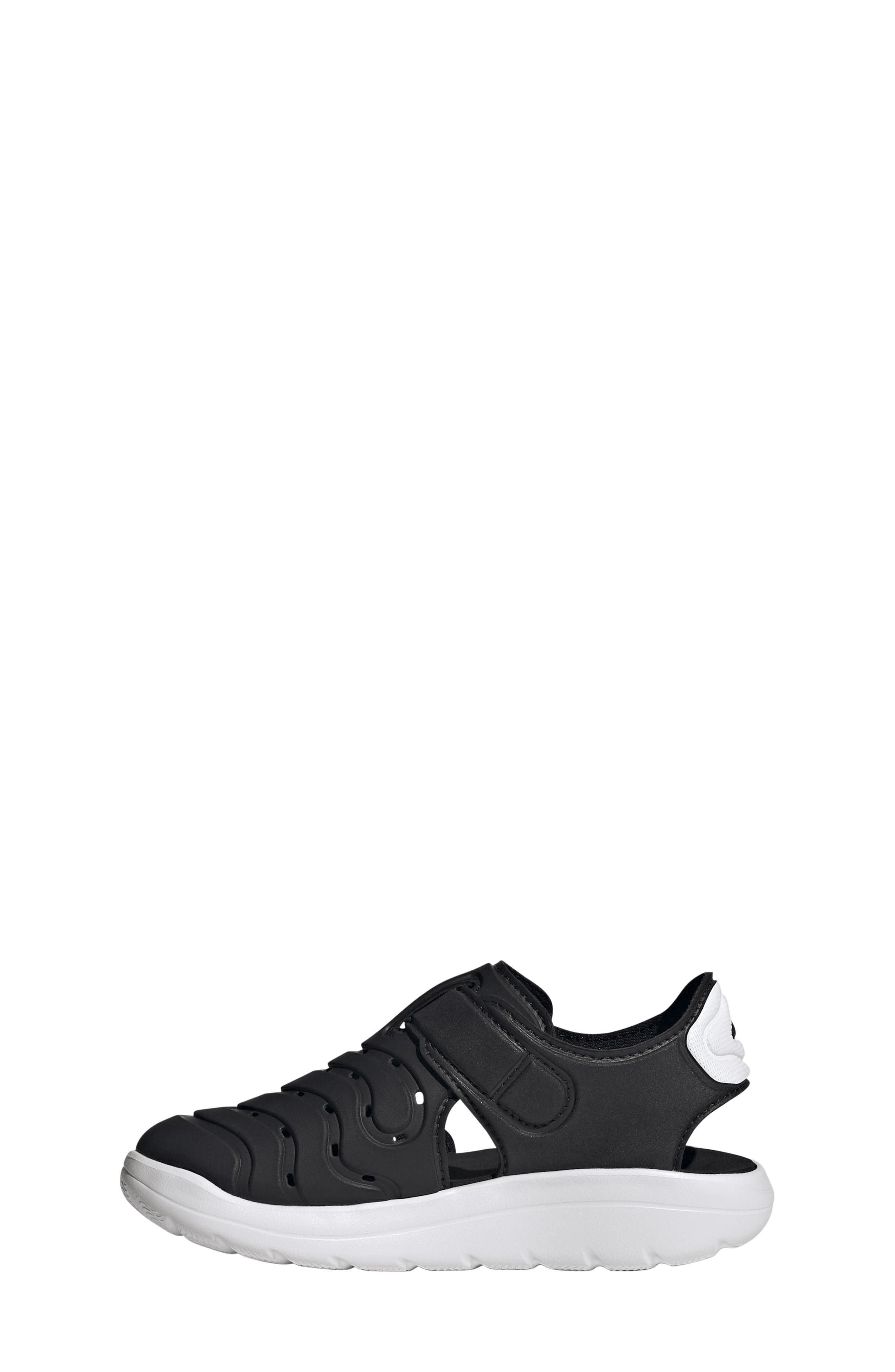 Kids' Water Sandal, Alternate, color, BLACK/ FOOTWEAR WHITE