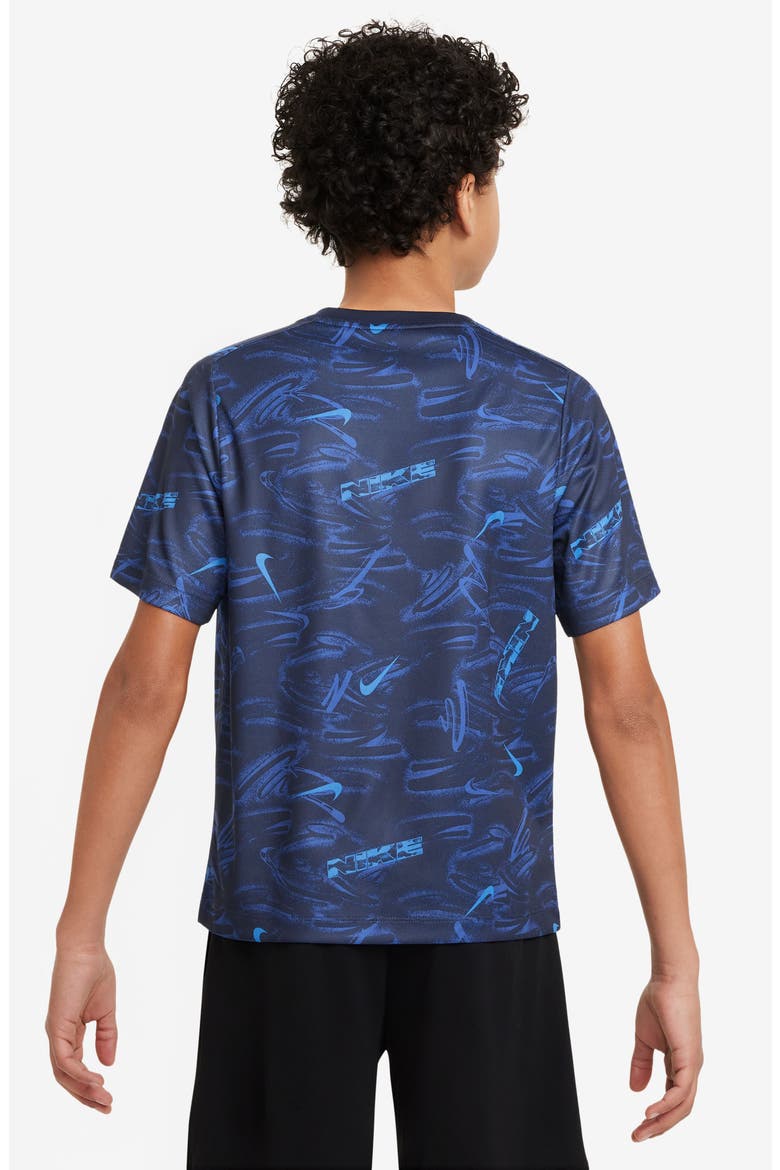 Kids' Dri-FIT Training T-Shirt, Alternate, color, GAME ROYAL/ MID NAVY/ WHITE