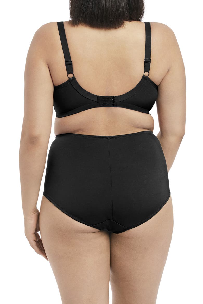 Sachi Full Figure Briefs, Alternate, color, BLACK