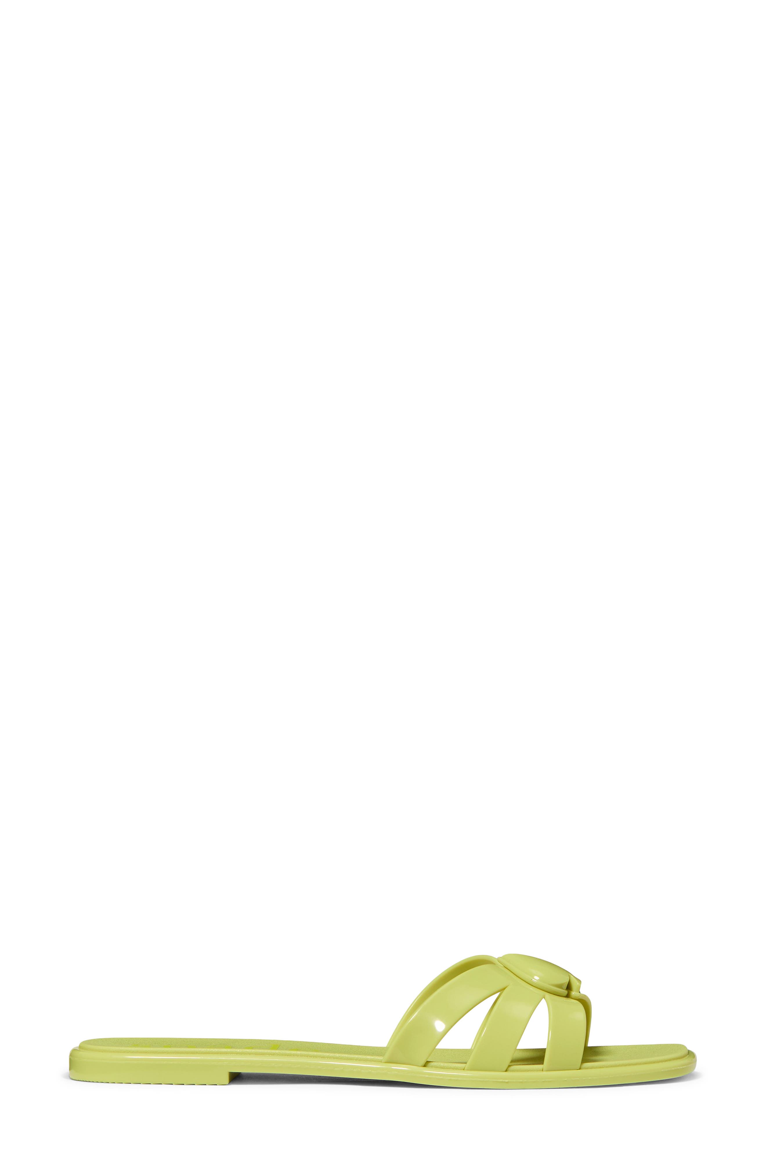 sculpted spade jelly slide sandal, Alternate, color, BOSC PEAR