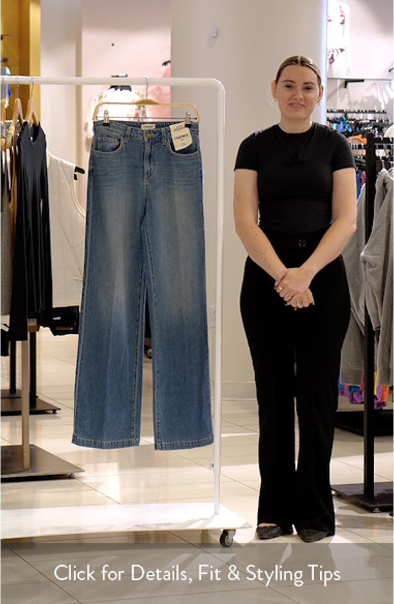 Scottie High Waist Wide Leg Jeans, sales video thumbnail