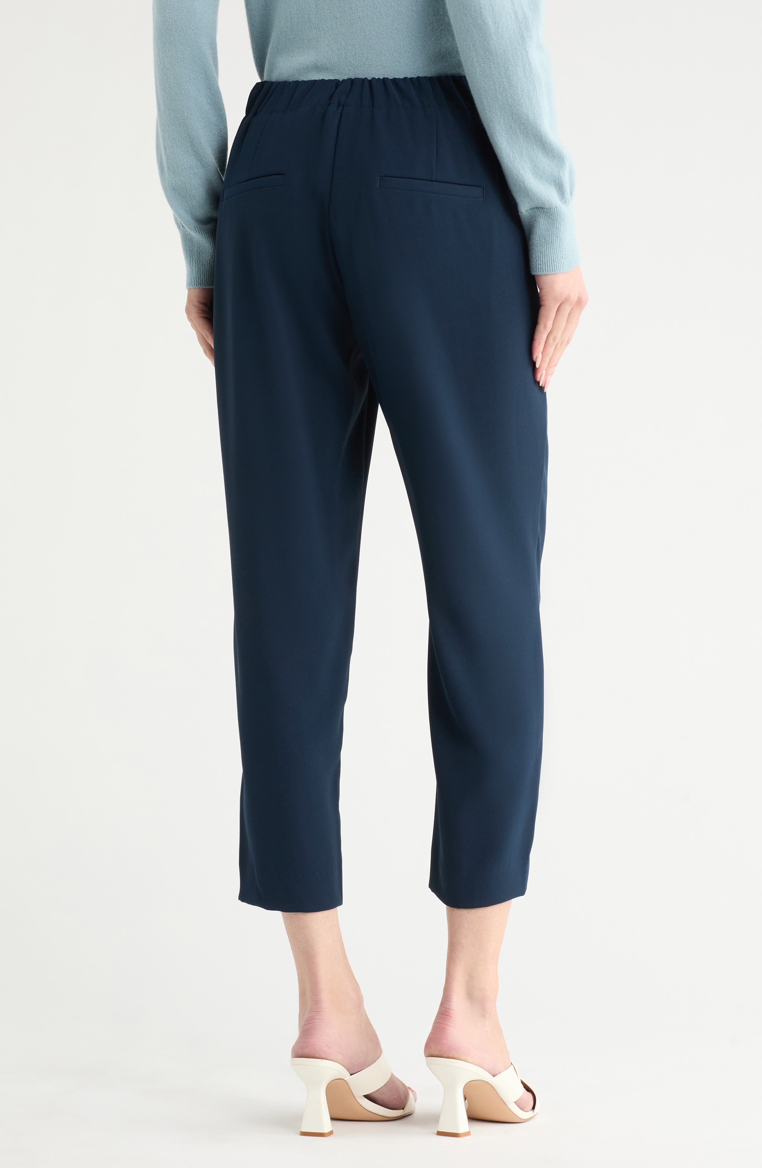 Mid Rise Tapered Pull-On Pants - image 4