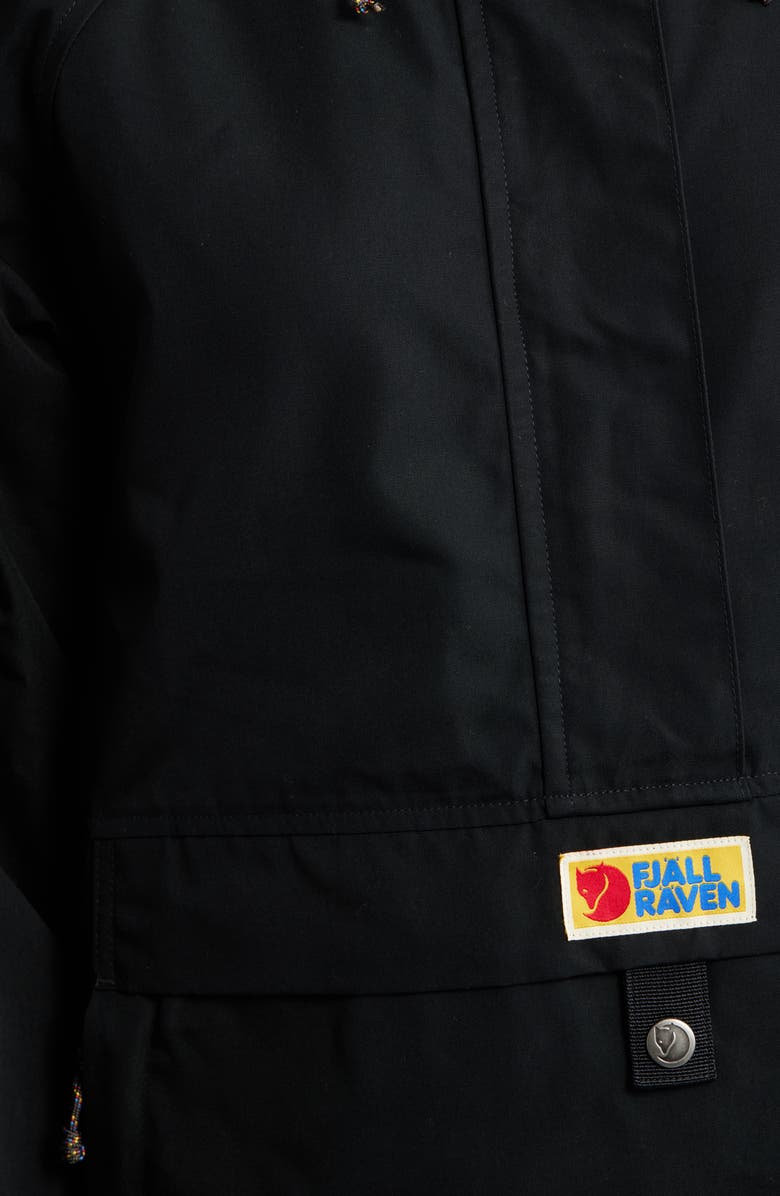 Fjällräven Vardag Anorak Jacket, Alternate, color, Black