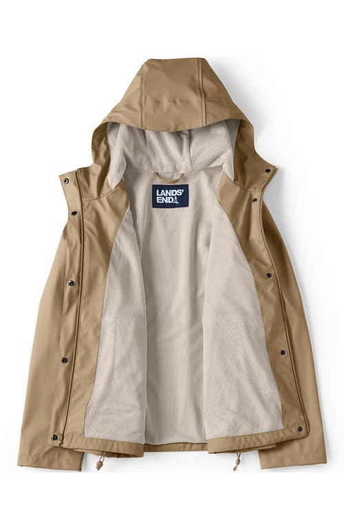 LANDS' END LANDS' END SQUALL WATERPROOF RAIN SLICKER JACKET 