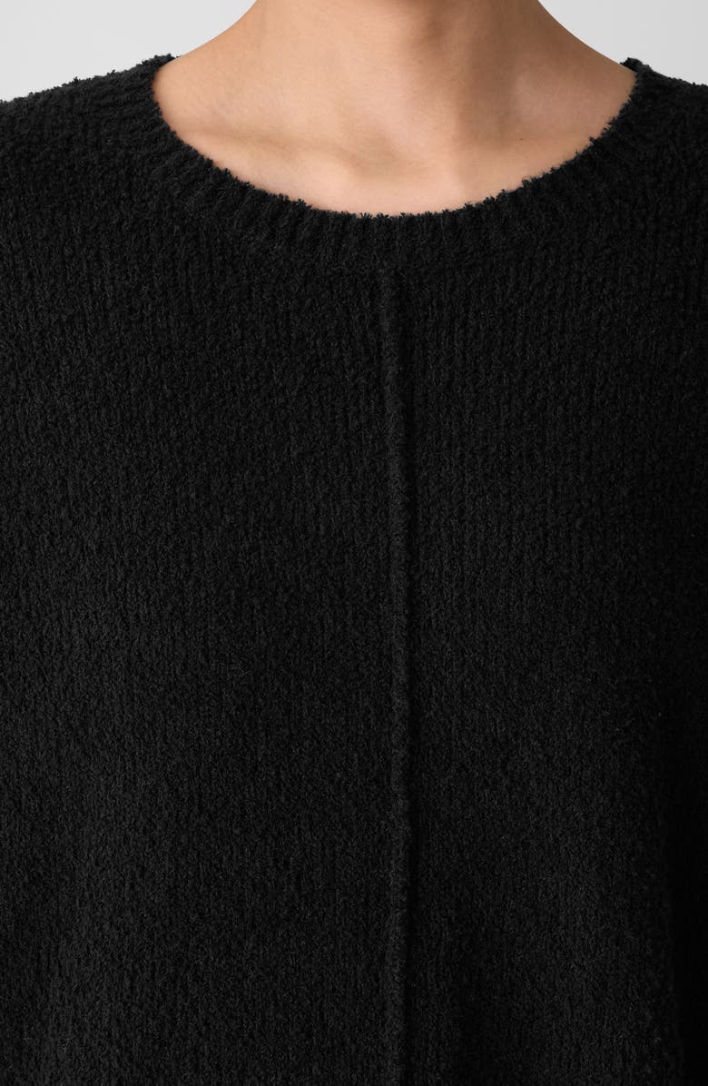 Eileen Fisher Crewneck Organic Cotton & Wool Blend Tunic Sweater, Alternate, color, 